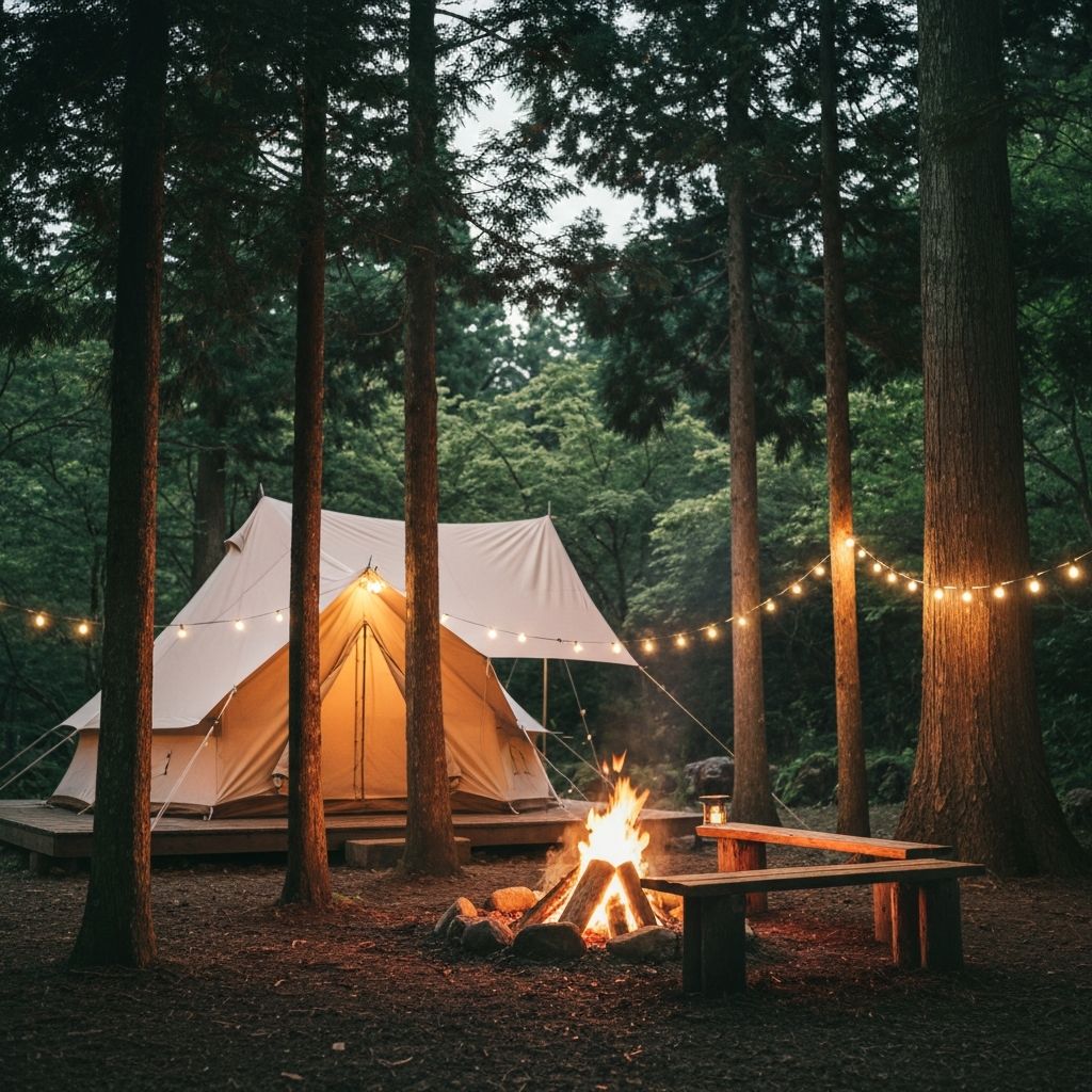 キャンプ場づくり